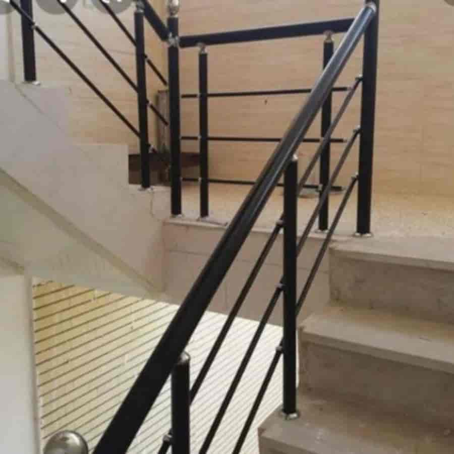 نرده استاتیک لوله های فولادی